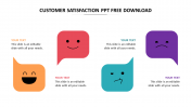 Free - Elegant Customer Satisfaction PPT Download- Four Nodes